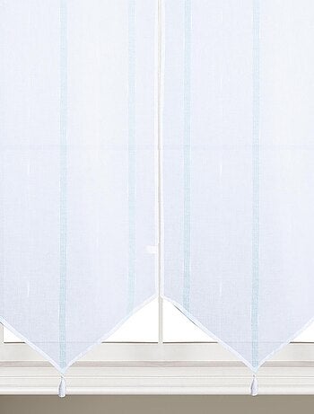Paar kleine lamellen met glanzende verticale strepen