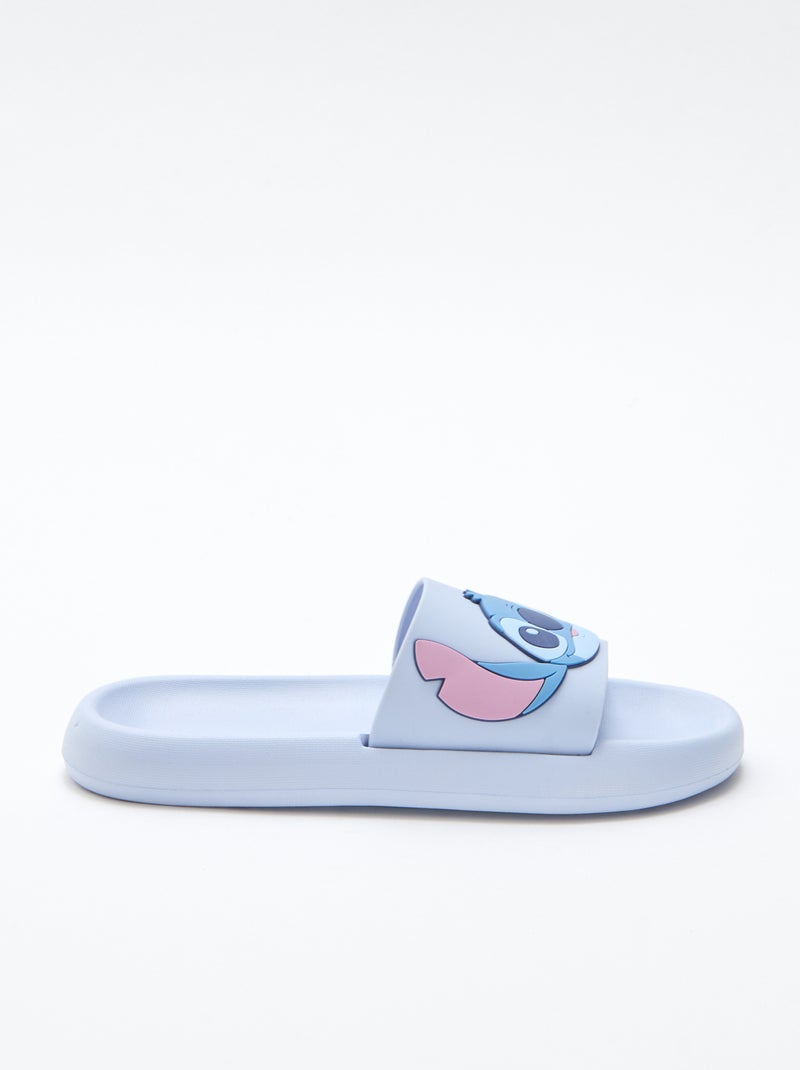 Paar slippers 'Disney' 'Stitch' effen Blauw - Kiabi