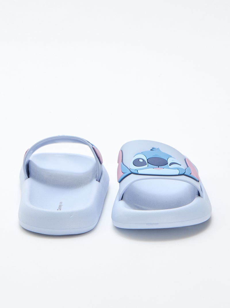 Paar slippers 'Disney' 'Stitch' effen Blauw - Kiabi