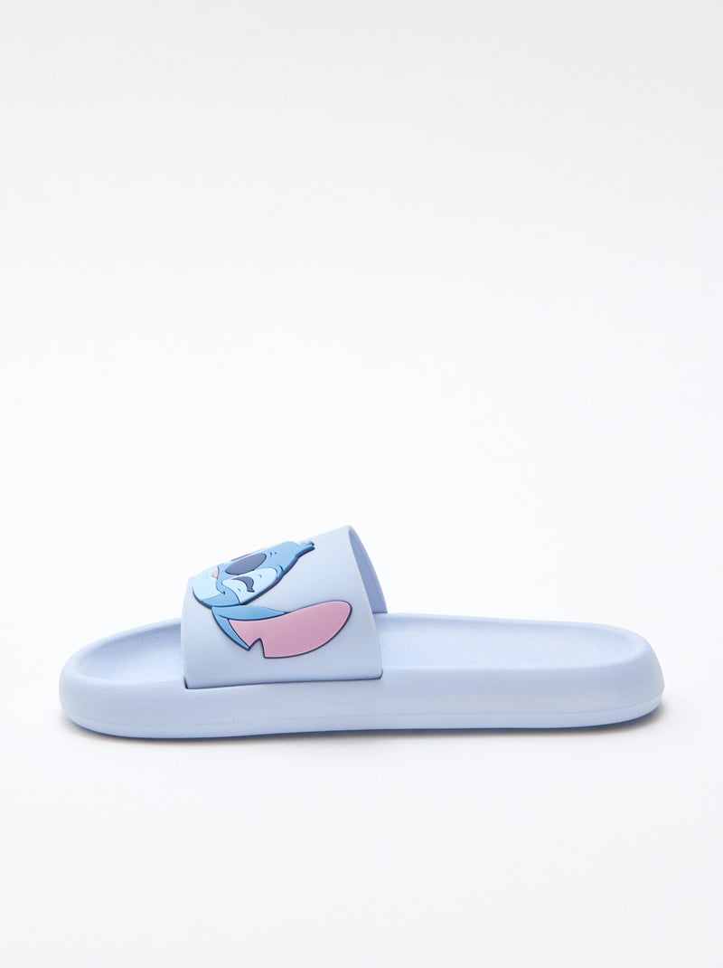 Paar slippers 'Disney' 'Stitch' effen Blauw - Kiabi