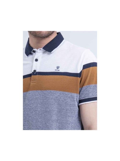 Pabenol gestreept poloshirt met korte mouwen - Kiabi Pabenol gestreept poloshirt met korte mouwen - Kiabi