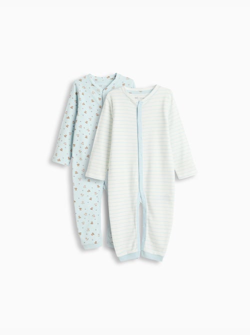 Pack 2 babygrows, mo fashion - Kiabi