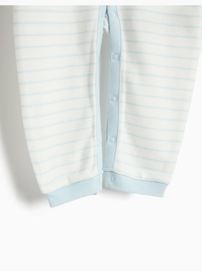 Pack 2 babygrows, mo fashion Blauw - Kiabi