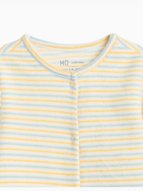 Pack 2 babygrows, mo fashion - Kiabi Pack 2 babygrows, mo fashion - Kiabi