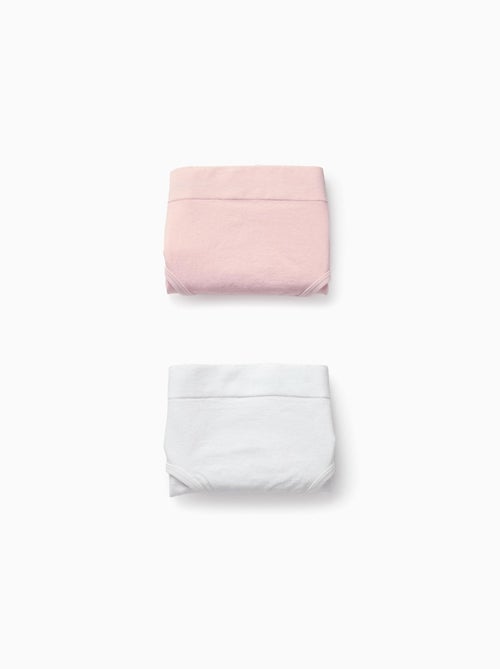 Pack 2 Culottes Hipsters en Microfibre - Kiabi