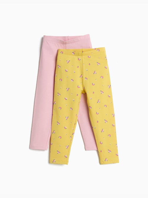 Pack 2 leggings, mo fashion - Kiabi Pack 2 leggings, mo fashion - Kiabi