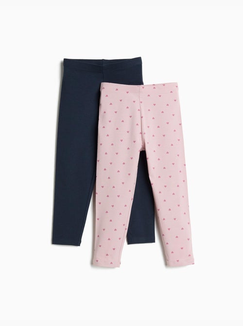 Pack 2 leggings, mo fashion - Kiabi Pack 2 leggings, mo fashion - Kiabi