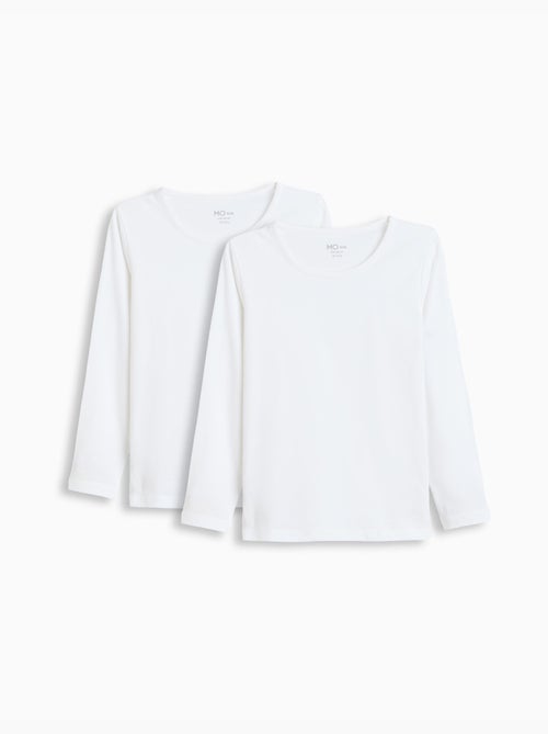 Pack 2 sweat-shirts à manches longues, mo fashion - Kiabi Pack 2 sweat-shirts à manches longues, mo fashion - Kiabi