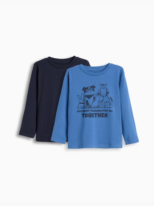 Pack 2 t-shirts, mo fashion - Kiabi