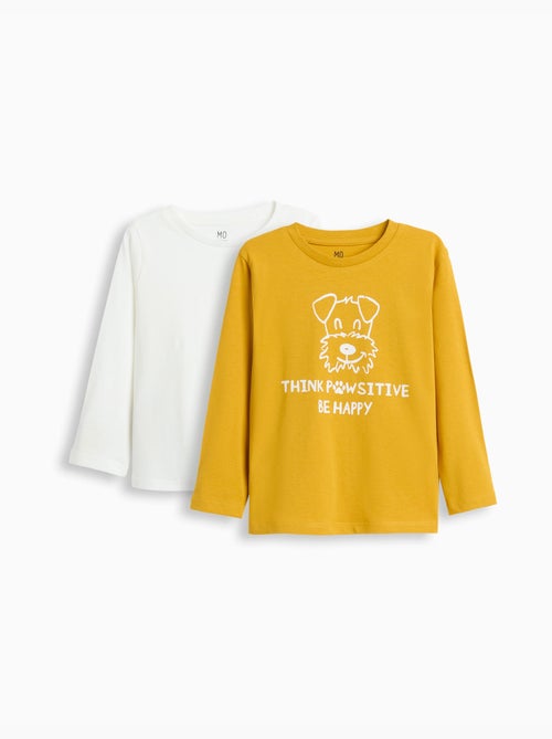 Pack 2 t-shirts, mo fashion - Kiabi