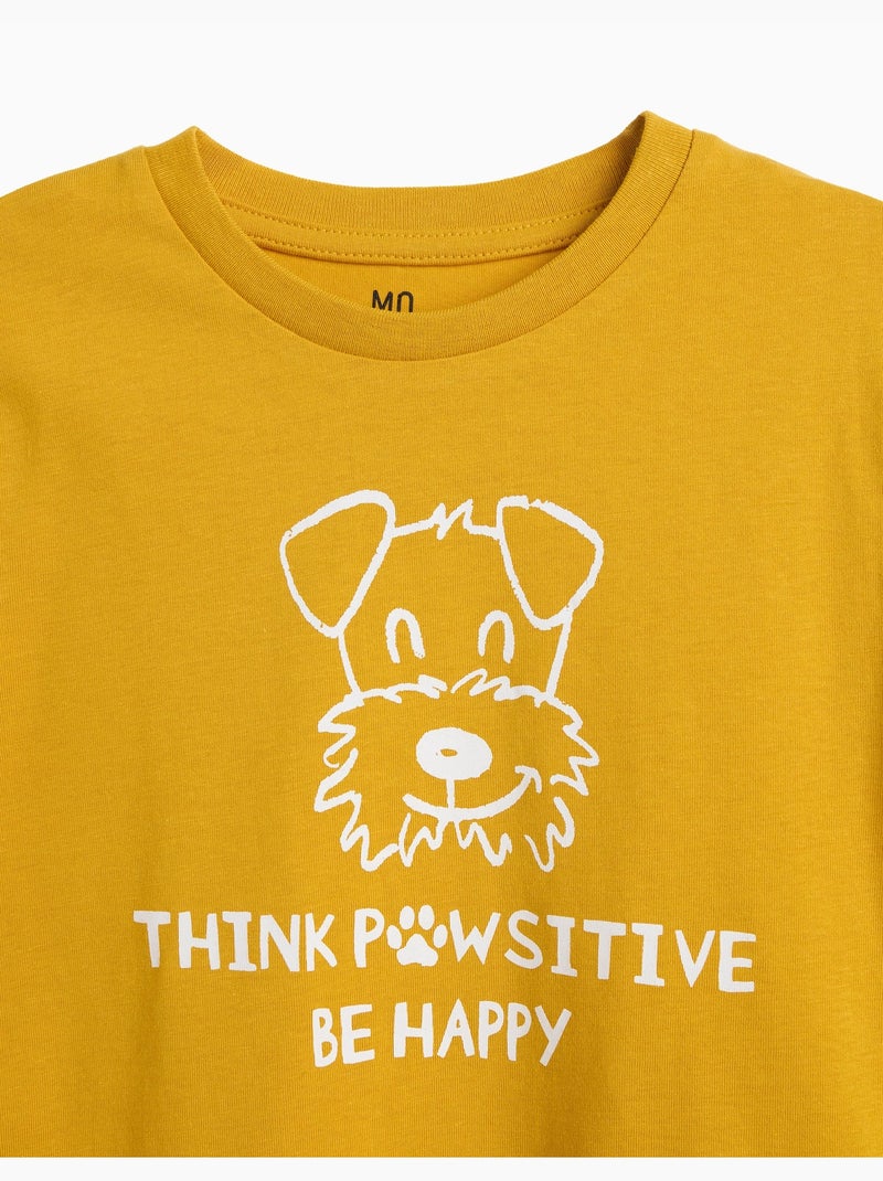Pack 2 t-shirts, mo fashion Geel - Kiabi