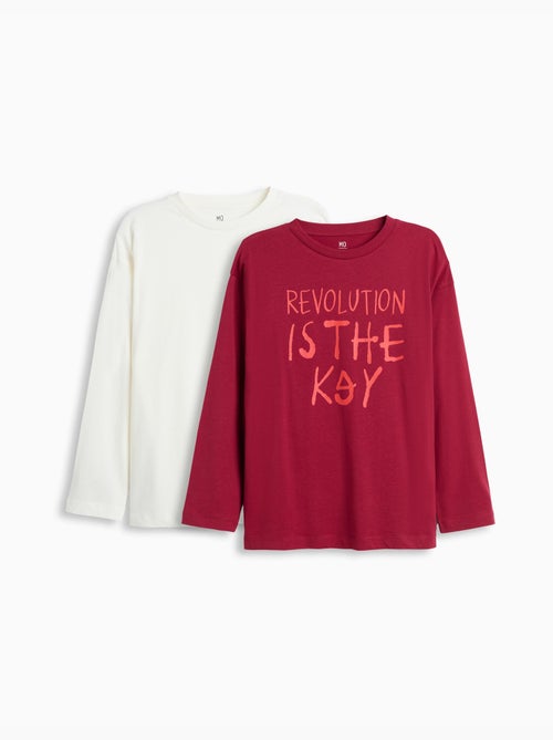 Pack 2 t-shirts, mo fashion - Kiabi
