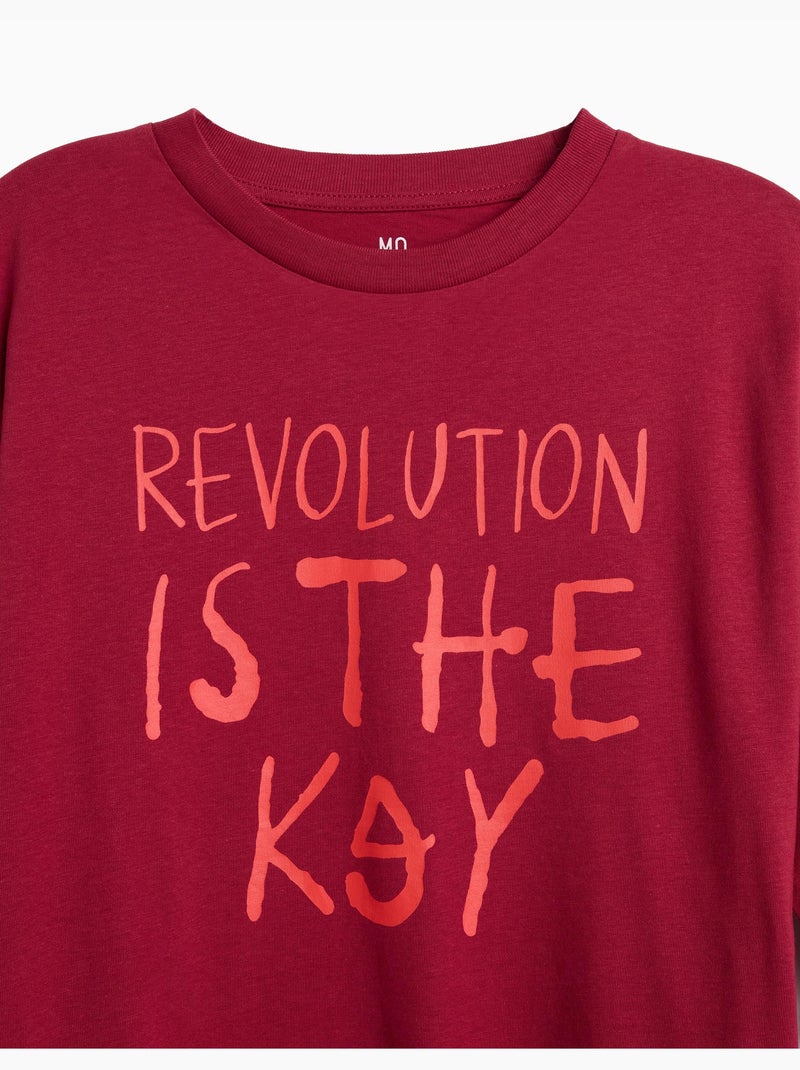 Pack 2 t-shirts, mo fashion Rouge - Kiabi