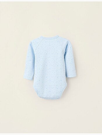 Pack 4 bodies de coton en croisé