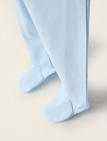 Pack 4 pantalons à pieds en coton