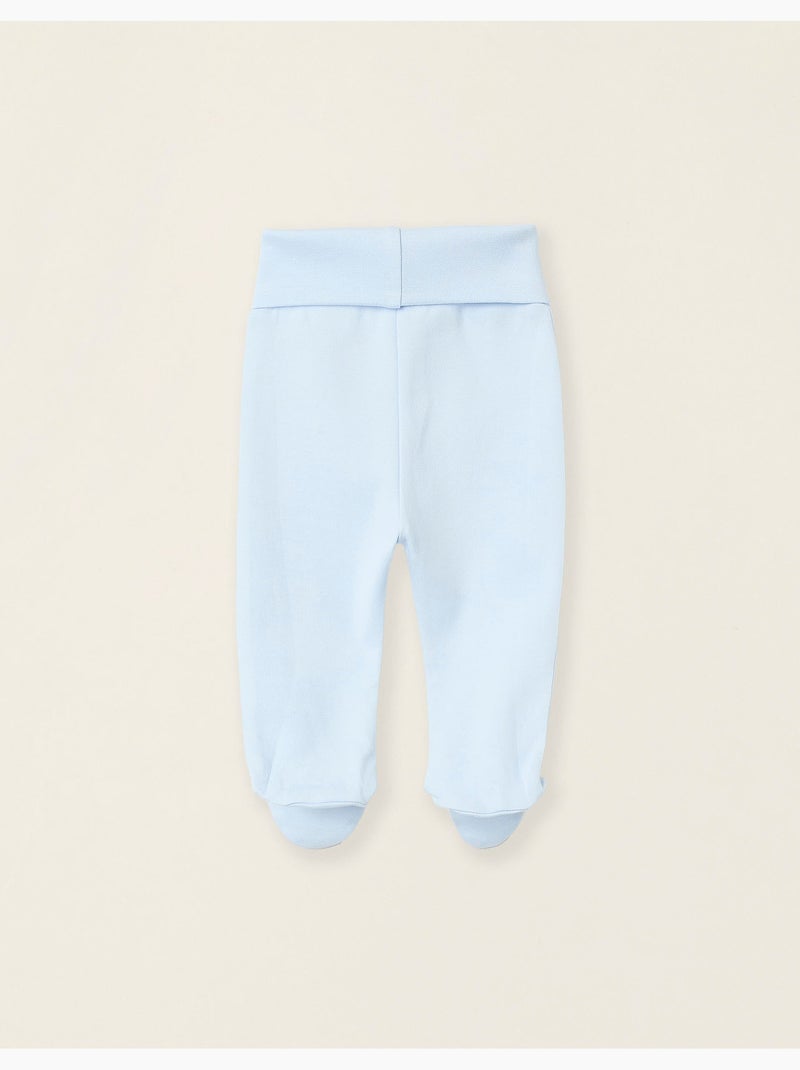 Pack 4 Pantalons à Pieds en Coton Multicolore - Kiabi