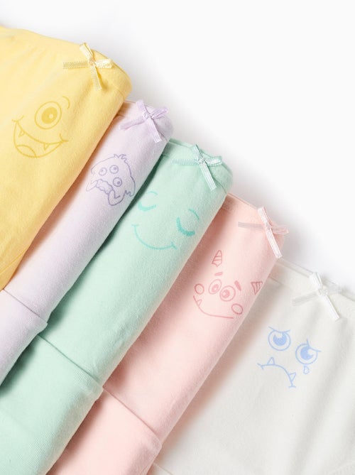 Pack 5 Culottes Monstres des Émotions - Kiabi