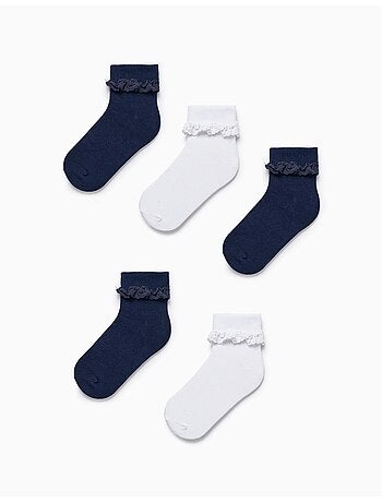 Pack 5 Paires de Chaussettes avec Crochet