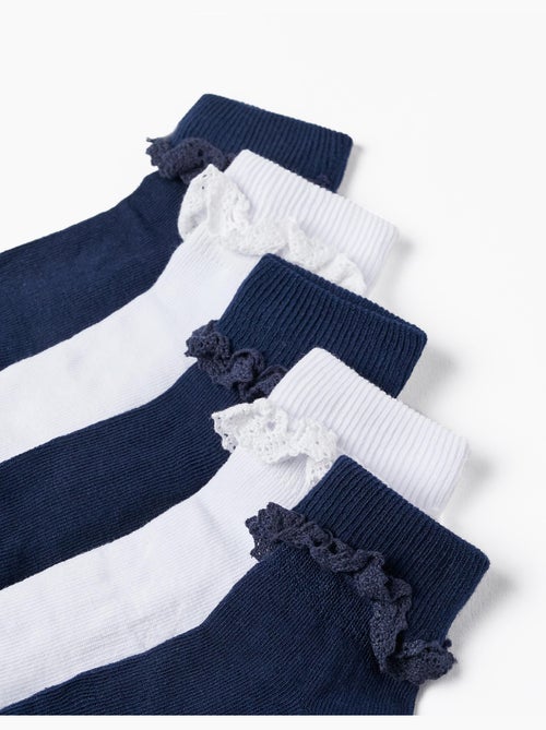 Pack 5 Paires de Chaussettes avec Crochet - Kiabi Pack 5 Paires de Chaussettes avec Crochet - Kiabi