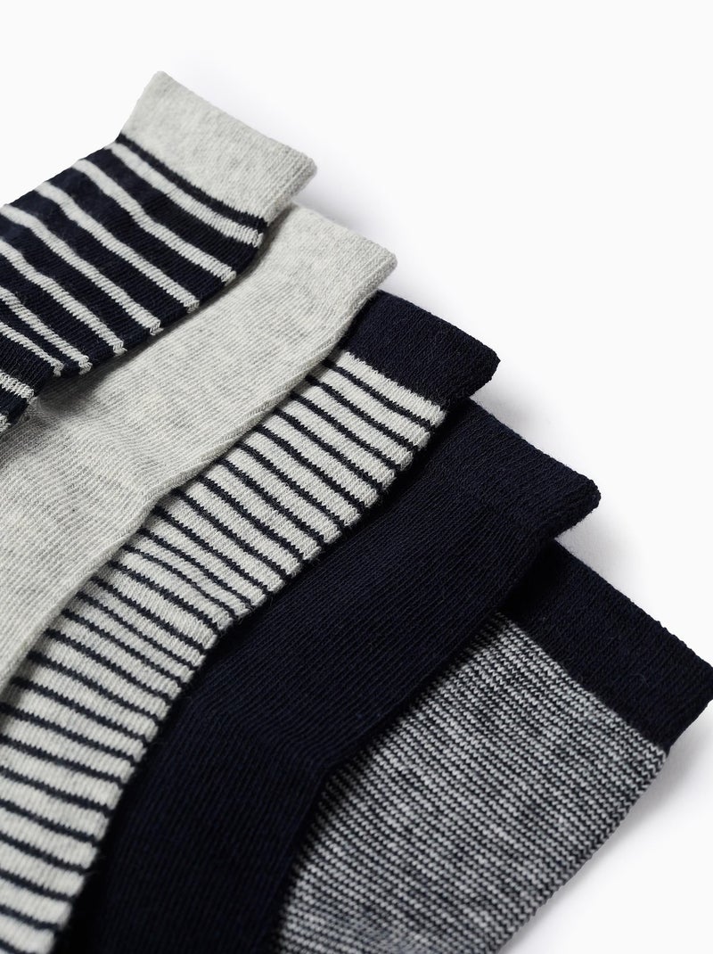 Pack 5 Paires de Chaussettes Multicolore - Kiabi