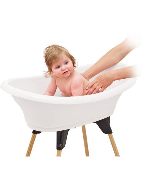 Pack baignoire thermobaby vasco 5 en 1 blanc muguet - fabriqué en france - Kiabi