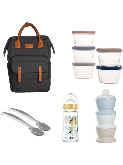 Pack balade - THERMOBABY - Sac à langer avec accessoires - Pratique et élégant - Kiabi Pack balade - THERMOBABY - Sac à langer avec accessoires - Pratique et élégant - Kiabi