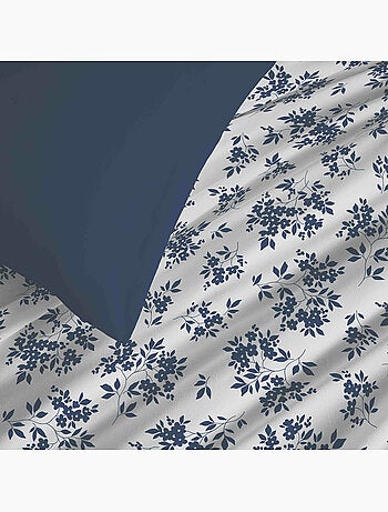 Pack complet housse de couette réversible – drap housse – 100% coton