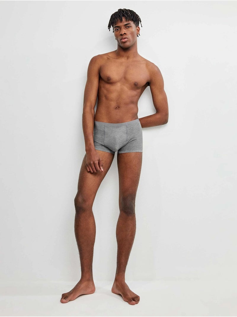 Pack de 2 boxers homme Gris chiné - Kiabi