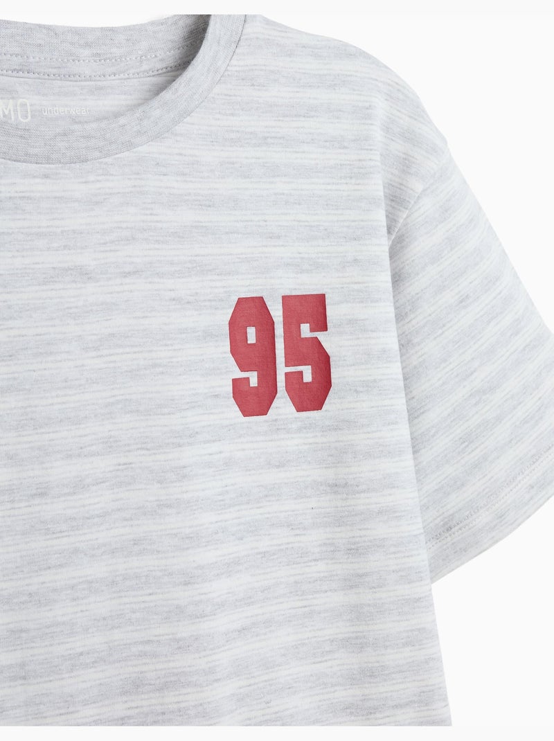 Pack de 2 pyjamas en jersey, MO Fashion Blanc - Kiabi