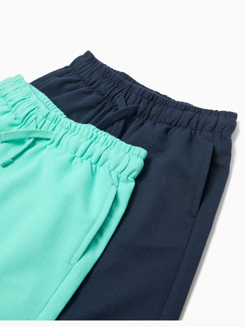 Pack de 2 shorts, mo fashion Vert - Kiabi