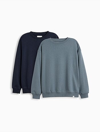 Pack de 2 sweat-shirts en polaire, mo fashion