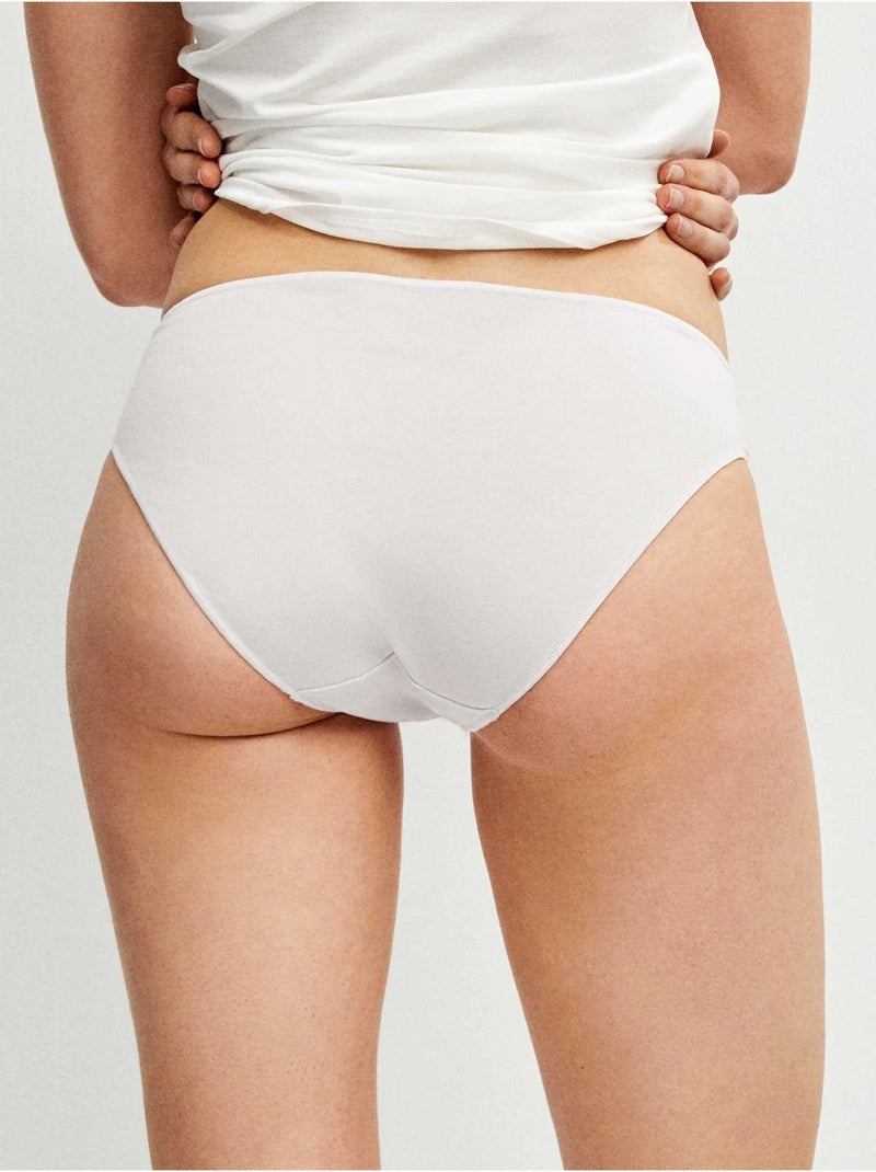 Pack de 3 bragas clásicas en tejido de algodón Multicolor - Kiabi