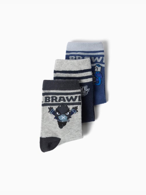Pack de 3 paires de chaussettes 'brawl stars', mo fashion - Kiabi Pack de 3 paires de chaussettes 'brawl stars', mo fashion - Kiabi