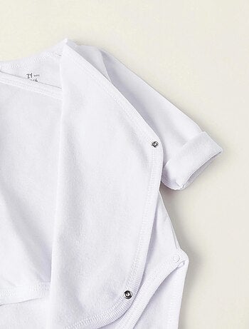 Pack de 4 Bodies en Coton Peigné