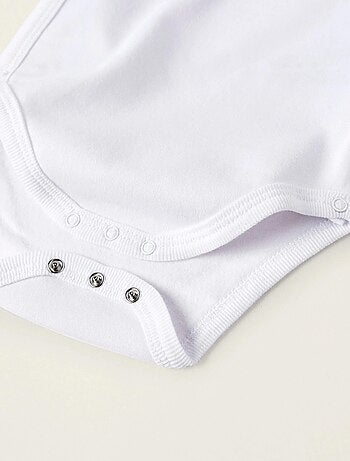 Pack de 4 Bodies en Coton Peigné