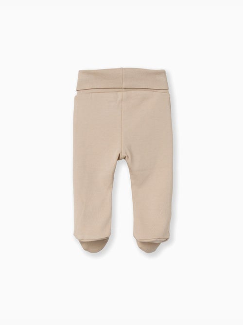 Pack de 4 pantalons à pieds en coton - Kiabi Pack de 4 pantalons à pieds en coton - Kiabi