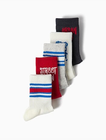 Pack de 5 paires de chaussettes, mo fashion