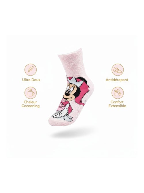 Pack de Chaussettes Antidérapantes Enfant Disney MINNIE (Lot de 4) - Kiabi Pack de Chaussettes Antidérapantes Enfant Disney MINNIE (Lot de 4) - Kiabi
