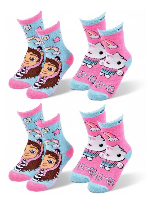 Pack de Chaussettes Antidérapantes Enfant GABBY'S (Lot de 4) - Kiabi Pack de Chaussettes Antidérapantes Enfant GABBY'S (Lot de 4) - Kiabi