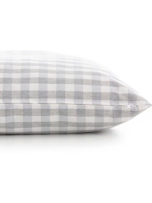 Pack de deux housses de coussin à carreaux vichy, en tissu imperméable - Gamusi. - Kiabi Pack de deux housses de coussin à carreaux vichy, en tissu imperméable - Gamusi. - Kiabi