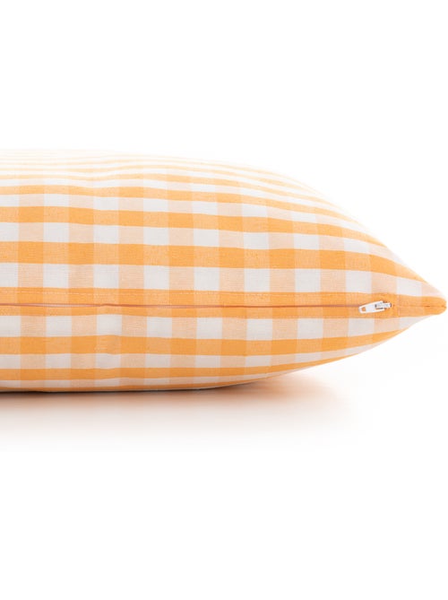 Pack de deux housses de coussin à carreaux vichy, en tissu imperméable - Gamusi. - Kiabi Pack de deux housses de coussin à carreaux vichy, en tissu imperméable - Gamusi. - Kiabi