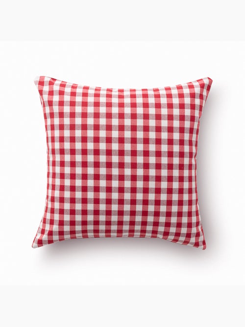 Pack de deux housses de coussin à carreaux vichy, en tissu imperméable - Gamusi. - Kiabi Pack de deux housses de coussin à carreaux vichy, en tissu imperméable - Gamusi. - Kiabi
