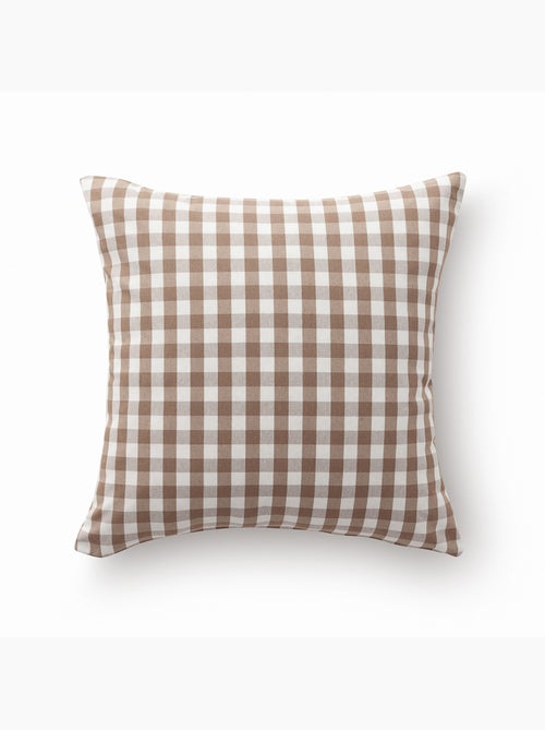 Pack de deux housses de coussin à carreaux vichy, en tissu imperméable - Gamusi. - Kiabi Pack de deux housses de coussin à carreaux vichy, en tissu imperméable - Gamusi. - Kiabi