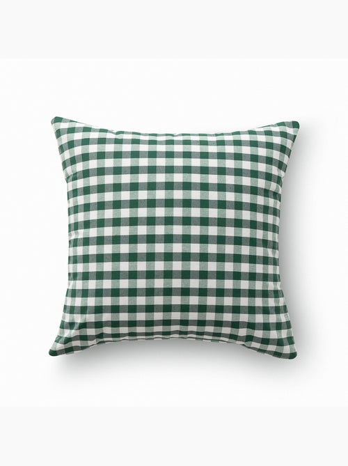 Pack de deux housses de coussin à carreaux vichy, en tissu imperméable - Gamusi. - Kiabi Pack de deux housses de coussin à carreaux vichy, en tissu imperméable - Gamusi. - Kiabi