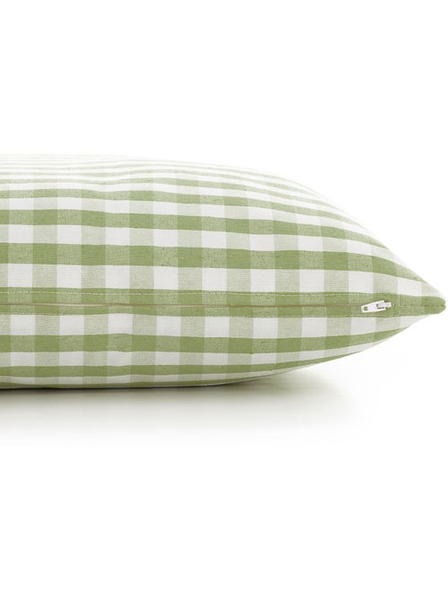 Pack de deux housses de coussin à carreaux vichy, en tissu imperméable - Gamusi. - Kiabi Pack de deux housses de coussin à carreaux vichy, en tissu imperméable - Gamusi. - Kiabi