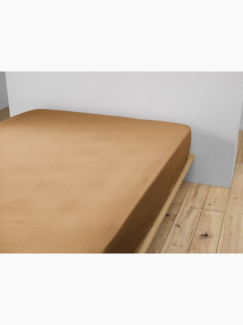 Pack drap housse + 2 taies d’oreiller double gaze de coton gaïa - Kiabi Pack drap housse + 2 taies d’oreiller double gaze de coton gaïa - Kiabi