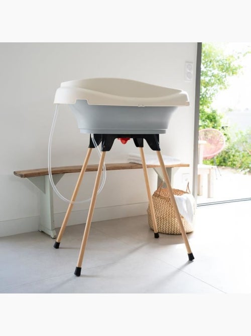 Pack plan à langer et baignoire - thermobaby - vasco - gris charme - 2 en 1 - Kiabi