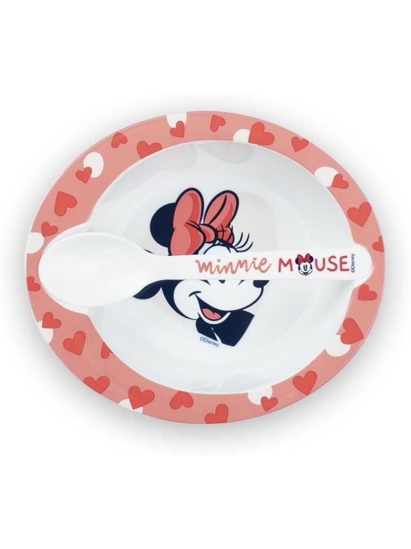 Pack repas 1er âge minnie collector Rose - Kiabi