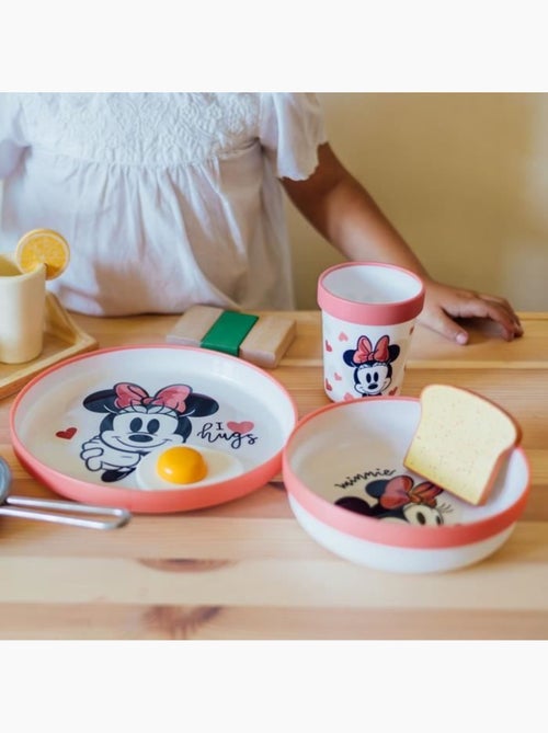 Pack repas 2ème âge thermobaby minnie - assiette + bol + gobelet + set de 2 cuillères - Kiabi Pack repas 2ème âge thermobaby minnie - assiette + bol + gobelet + set de 2 cuillères - Kiabi