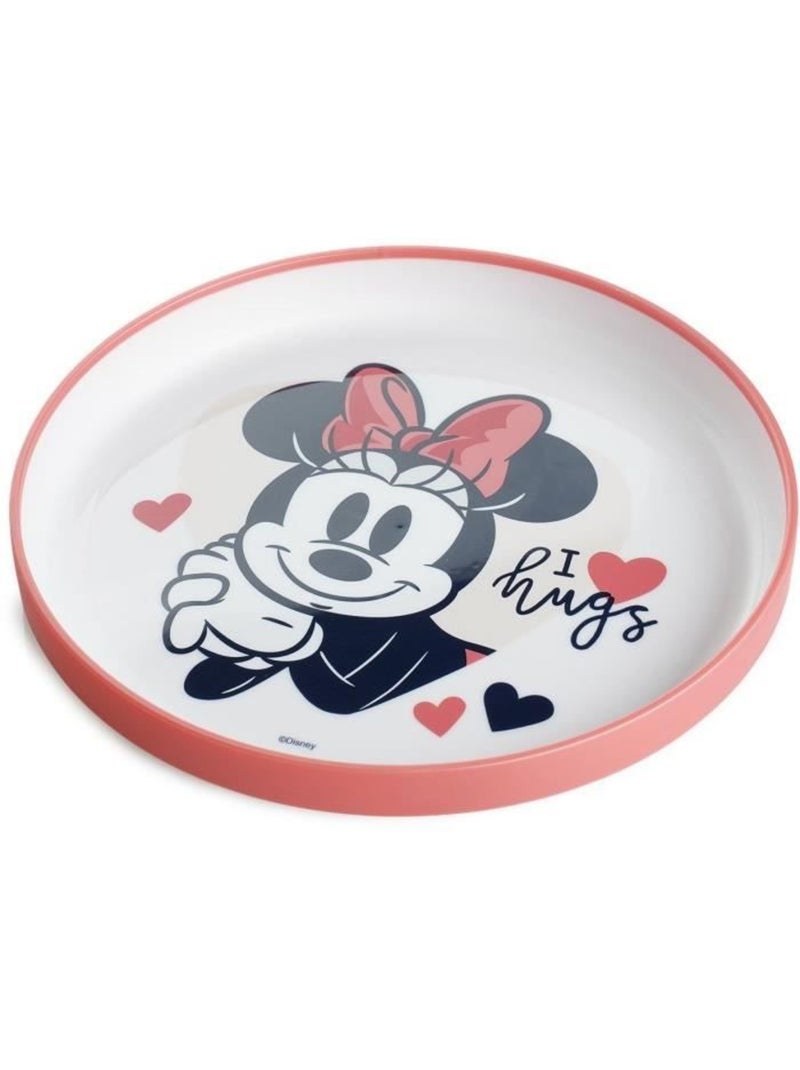 Pack repas 2ème âge thermobaby minnie - assiette + bol + gobelet + set de 2 cuillères Rose - Kiabi